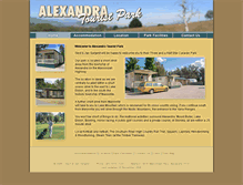Tablet Screenshot of alexandratouristpark.com